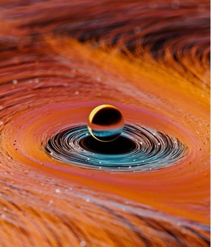 PCRB mission with red planet